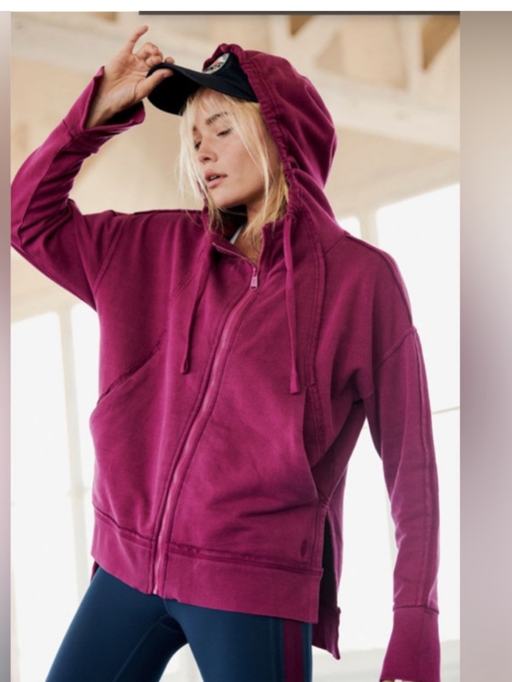 NWT Free People Movement Only One HoodiE MSRP $98